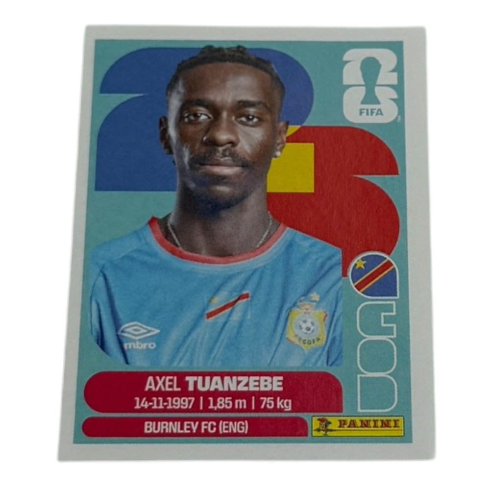 Panini FIFA World Cup 2026 Axel Tuanzebe Burnley FC COD 4 Soccer Sticker